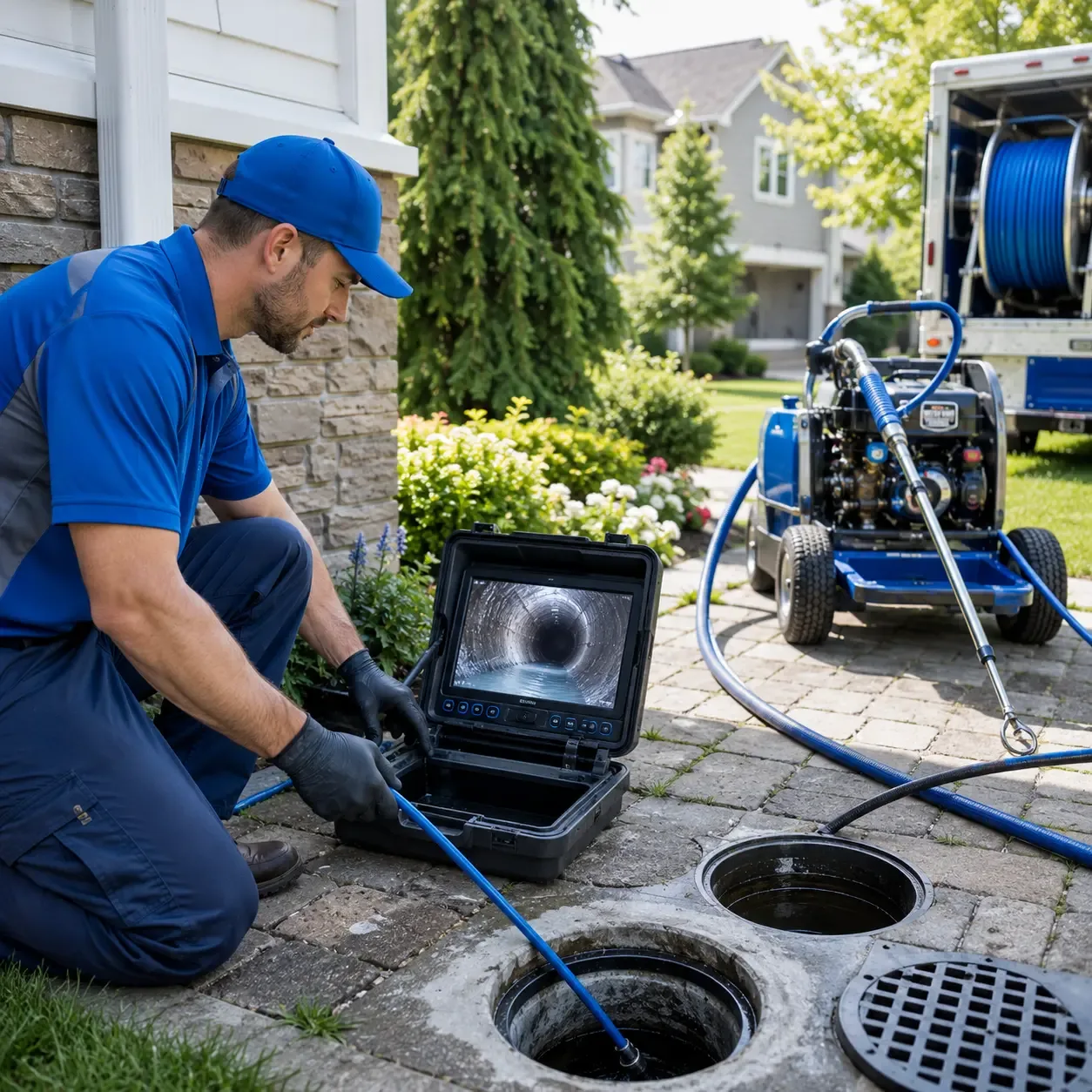 Outdoor drain cleaning professionals serving Milledgeville, IL